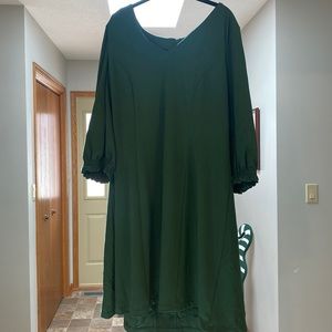 Green Eloquii dress